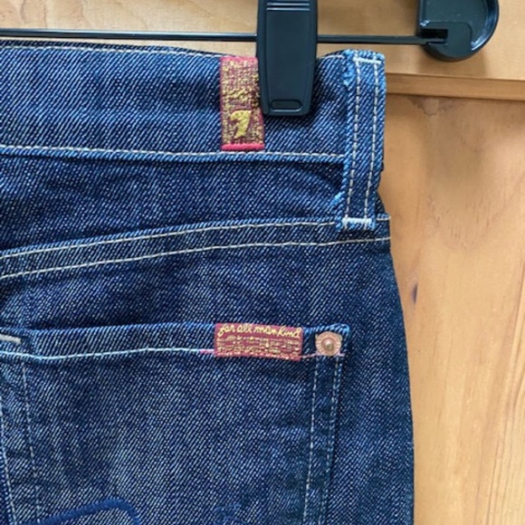 NWOT 7 For All Mankind Roxy Denim Skirt Size 25 - Picture 3 of 5